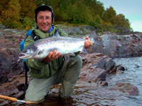 Fly-fishing for Atlantic Salmon, Sea Trout, Brown Trout, Arctic Grayling